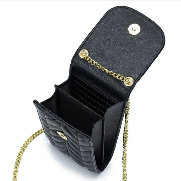 Women Crossbody Simple Cell Phone Bag Wallet Leather Card Holder Pouch Purse US - Picture 2 of 15